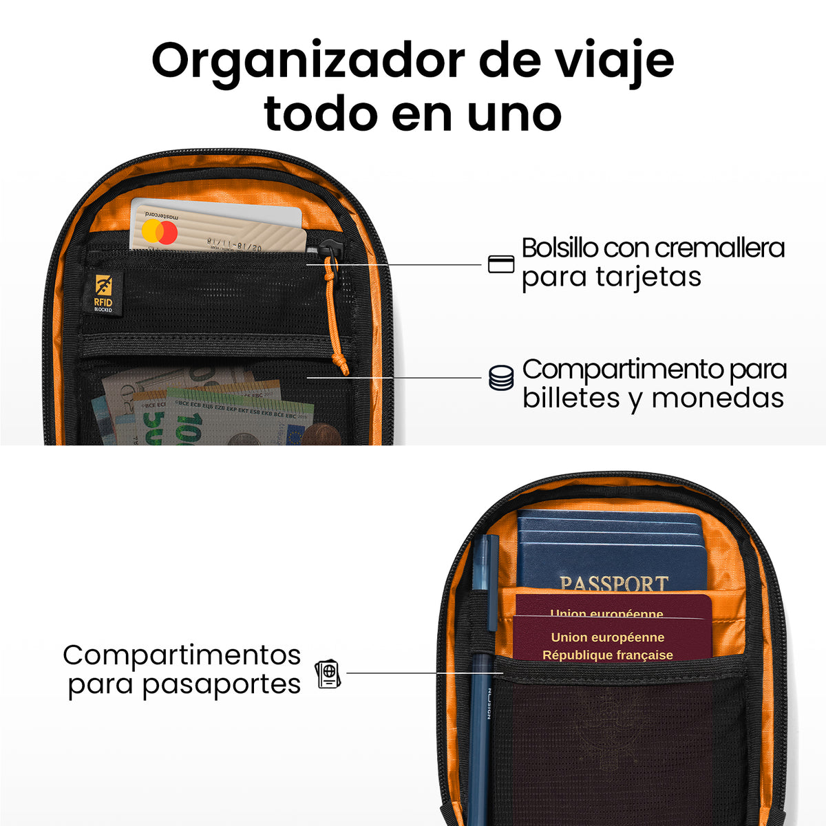 Bolsa bandolera de viaje Aviator-T37