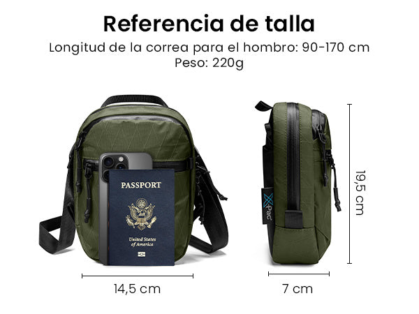 Bolsa bandolera de viaje Aviator-T37