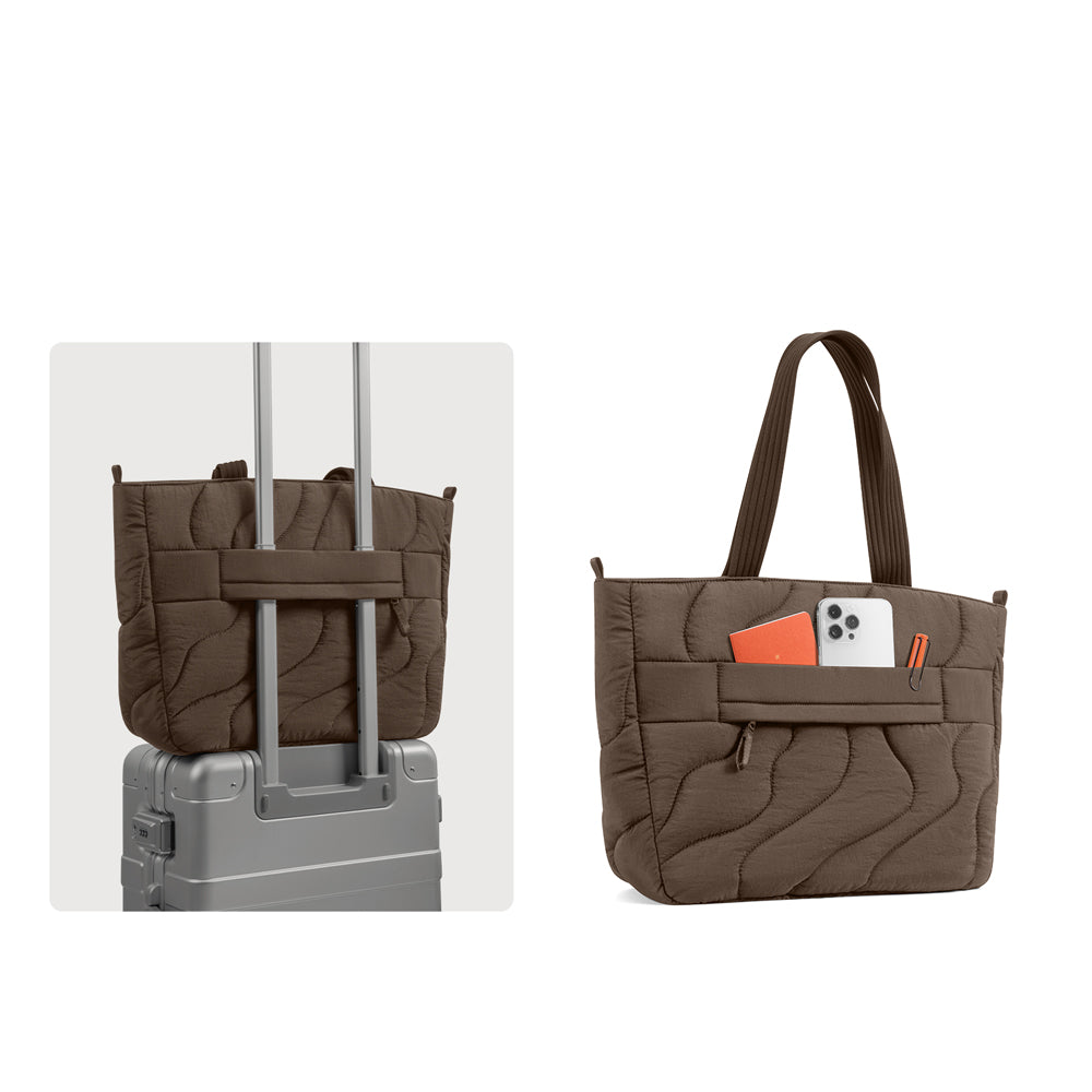 Bolsa Puffy tote para laptop Puffy Terra - T38