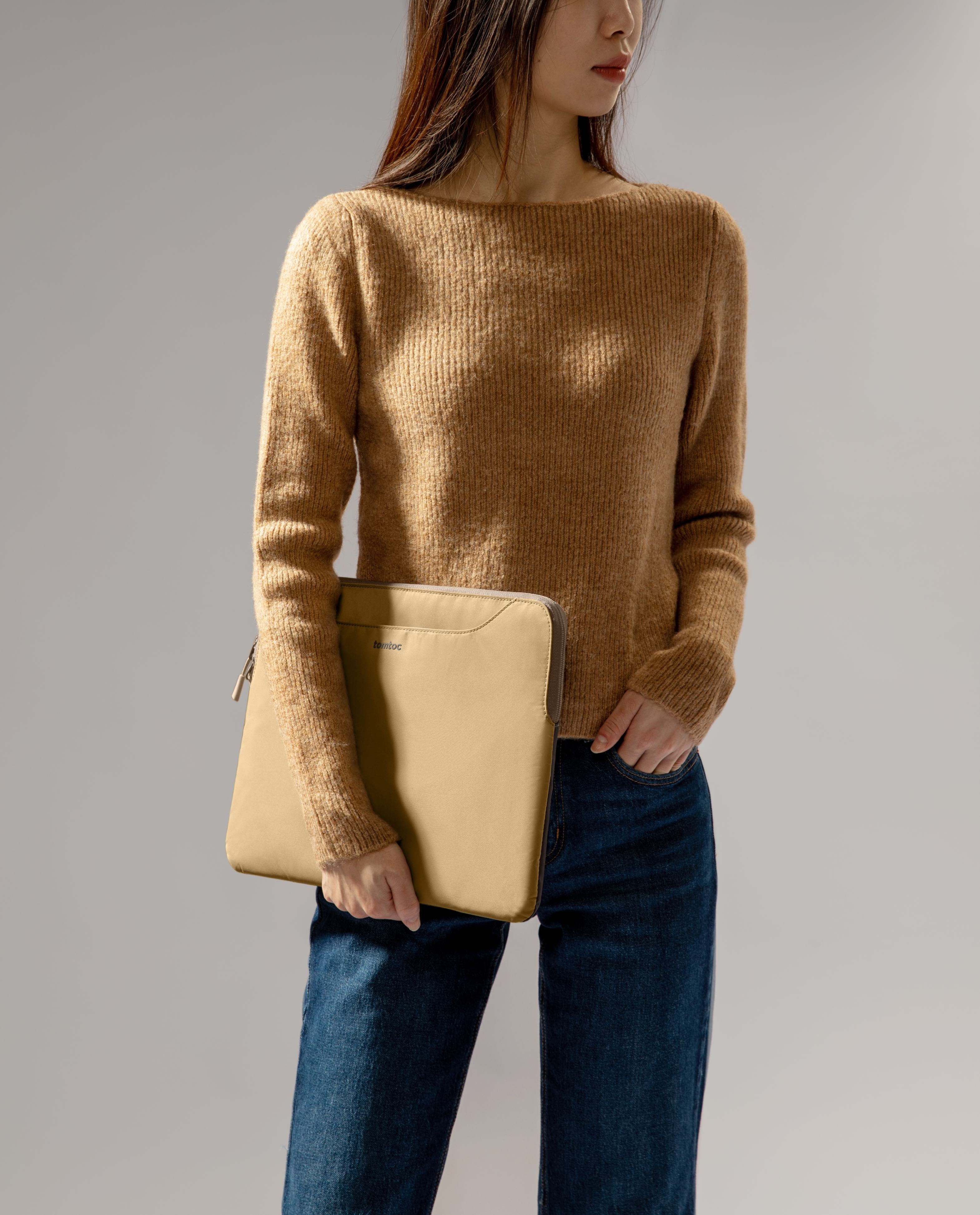 Funda / Bolso de mano bicolor para portátil - TheHer-A21 - solo gírala