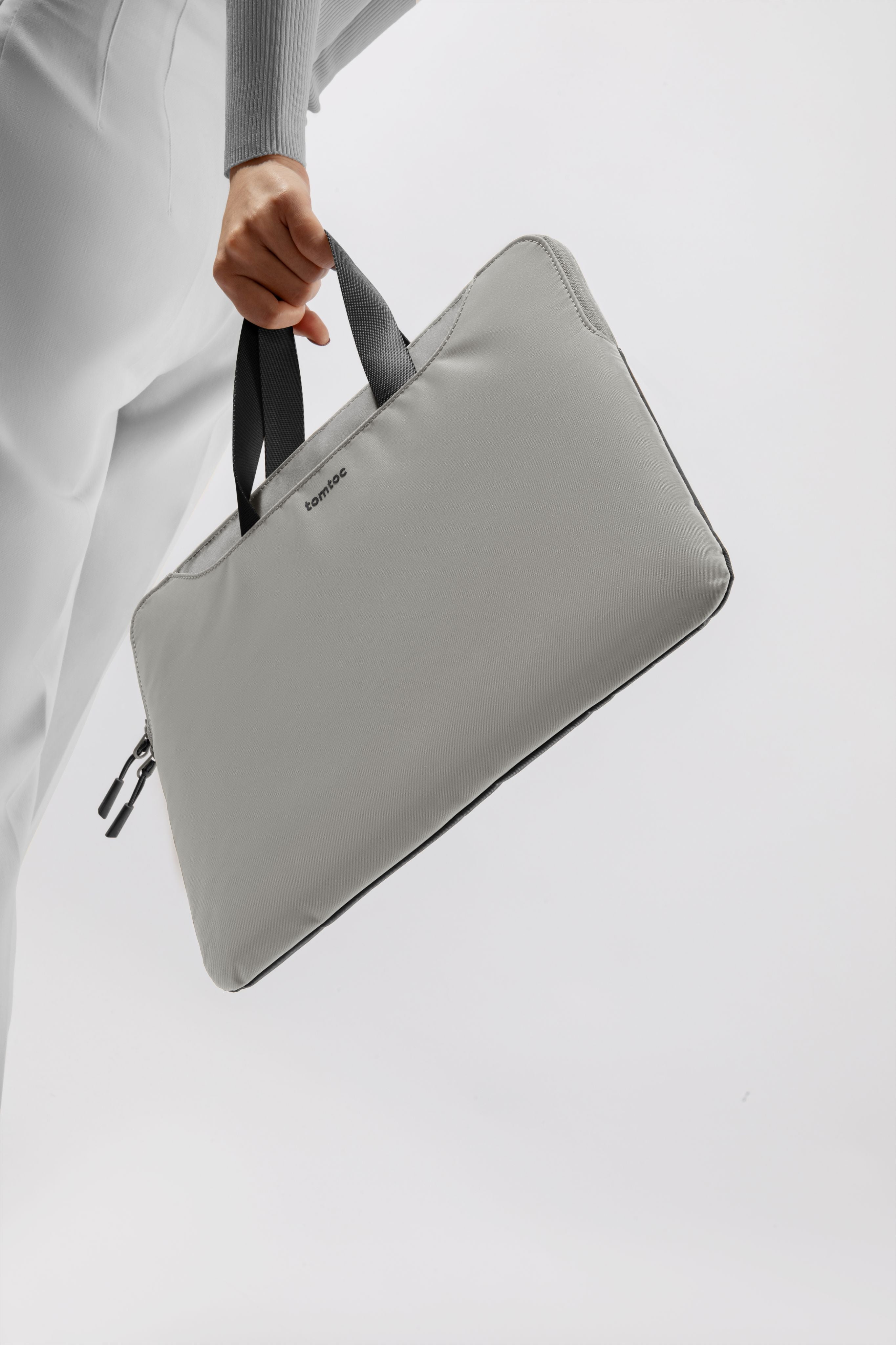 Funda / Bolso de mano bicolor para portátil - TheHer-A21 - solo gírala