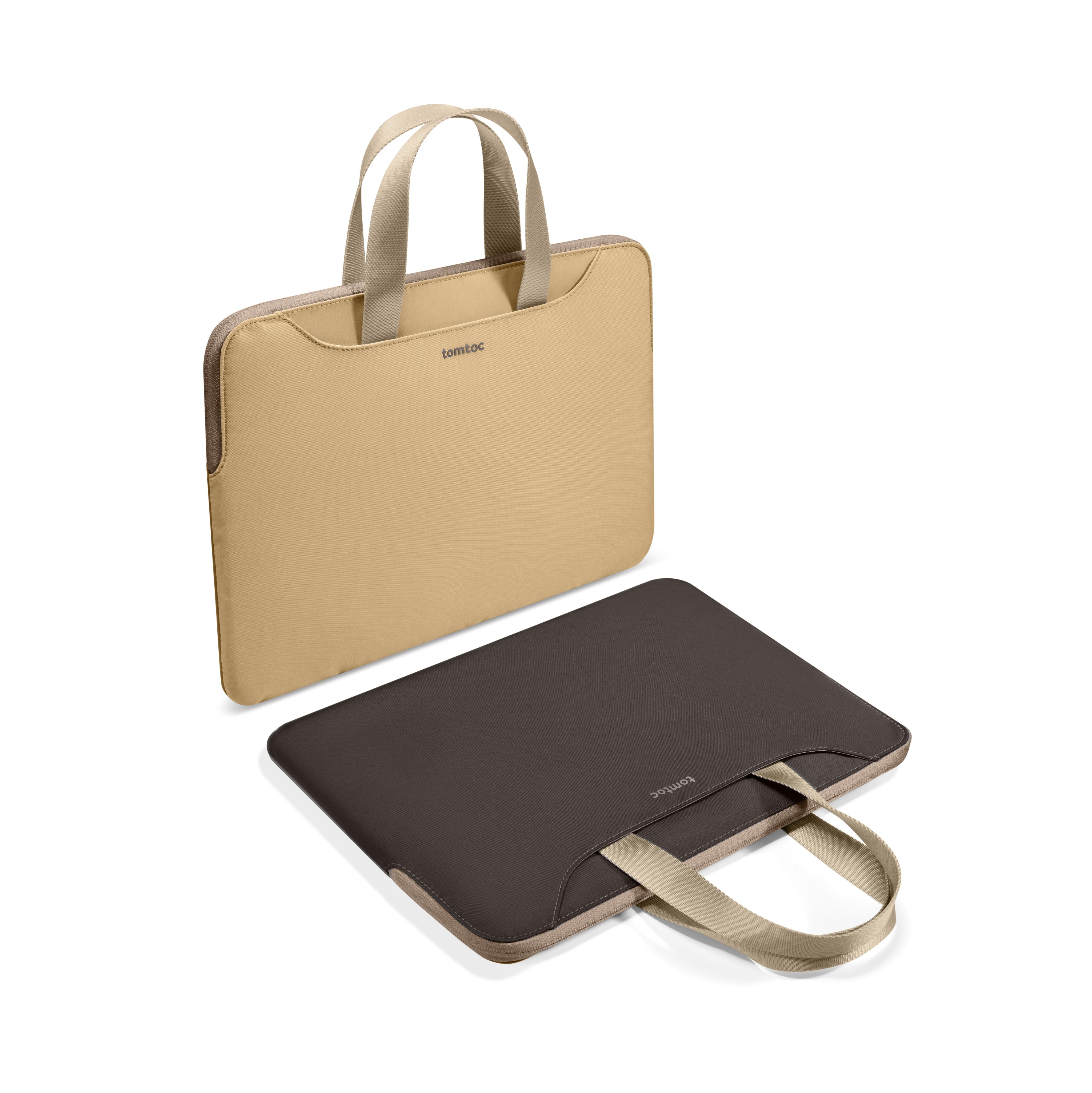 Funda / Bolso de mano bicolor para portátil - TheHer-A21 - solo gírala