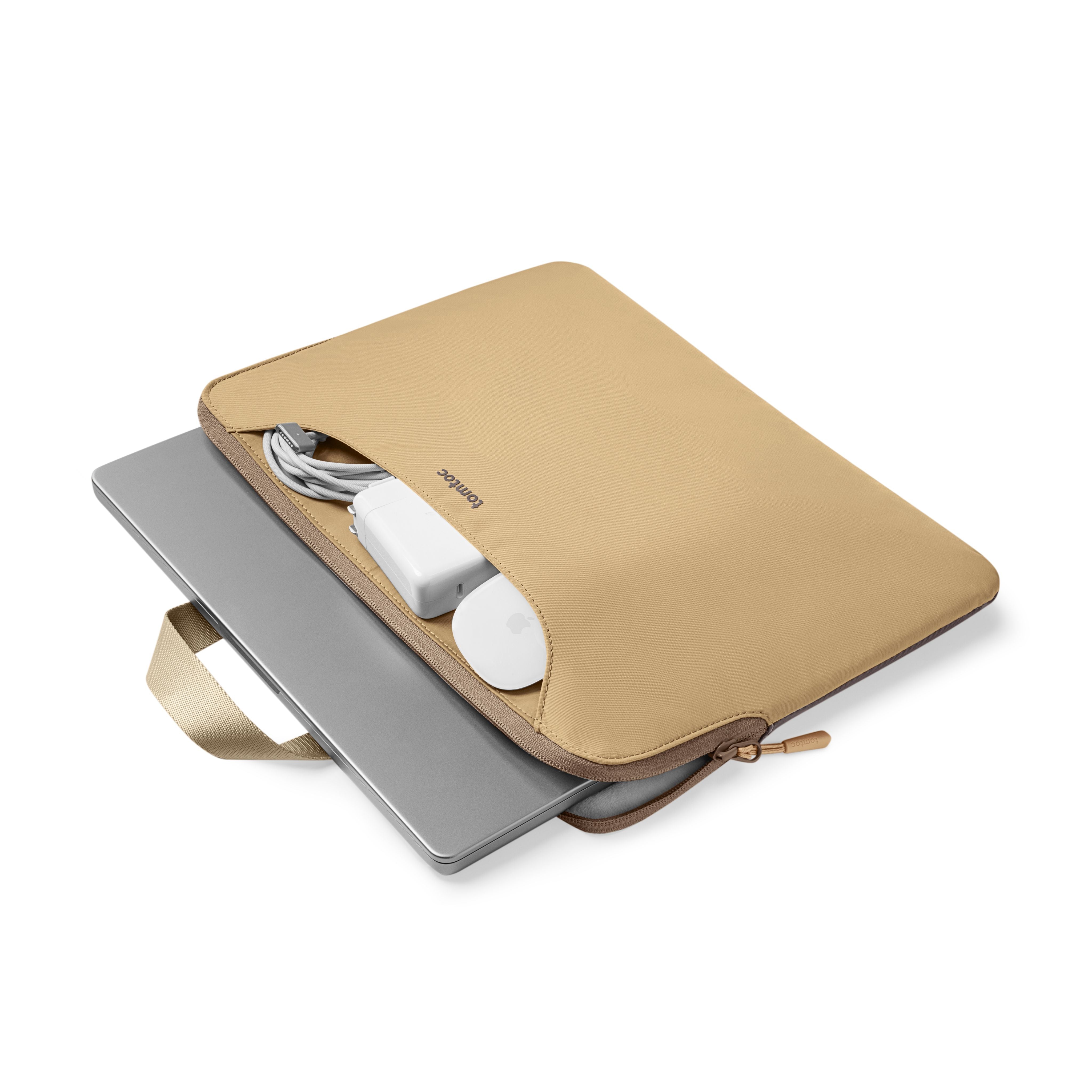 Funda / Bolso de mano bicolor para portátil - TheHer-A21 - solo gírala