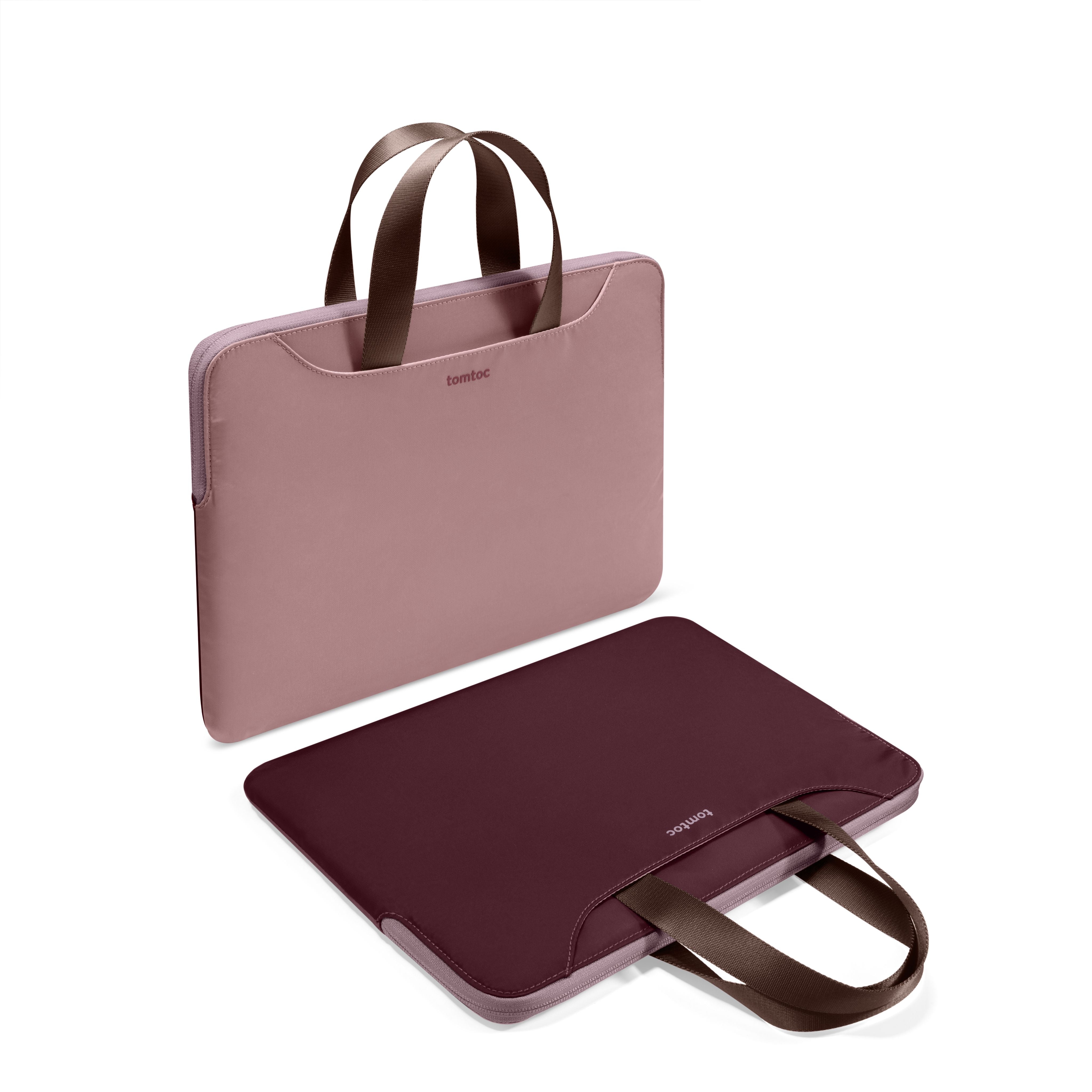 Funda / Bolso de mano bicolor para portátil - TheHer-A21 - solo gírala