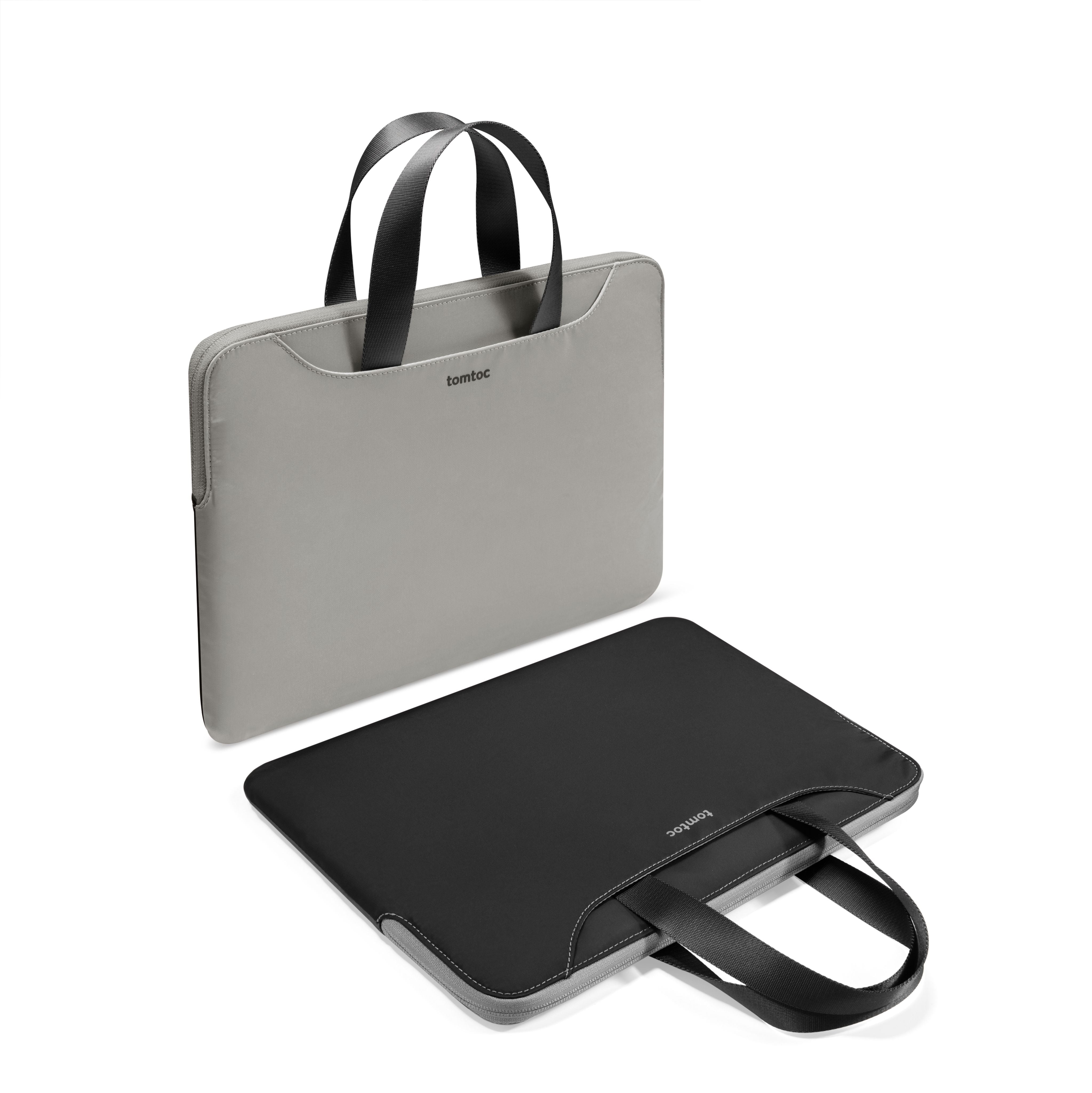 Funda / Bolso de mano bicolor para portátil - TheHer-A21 - solo gírala