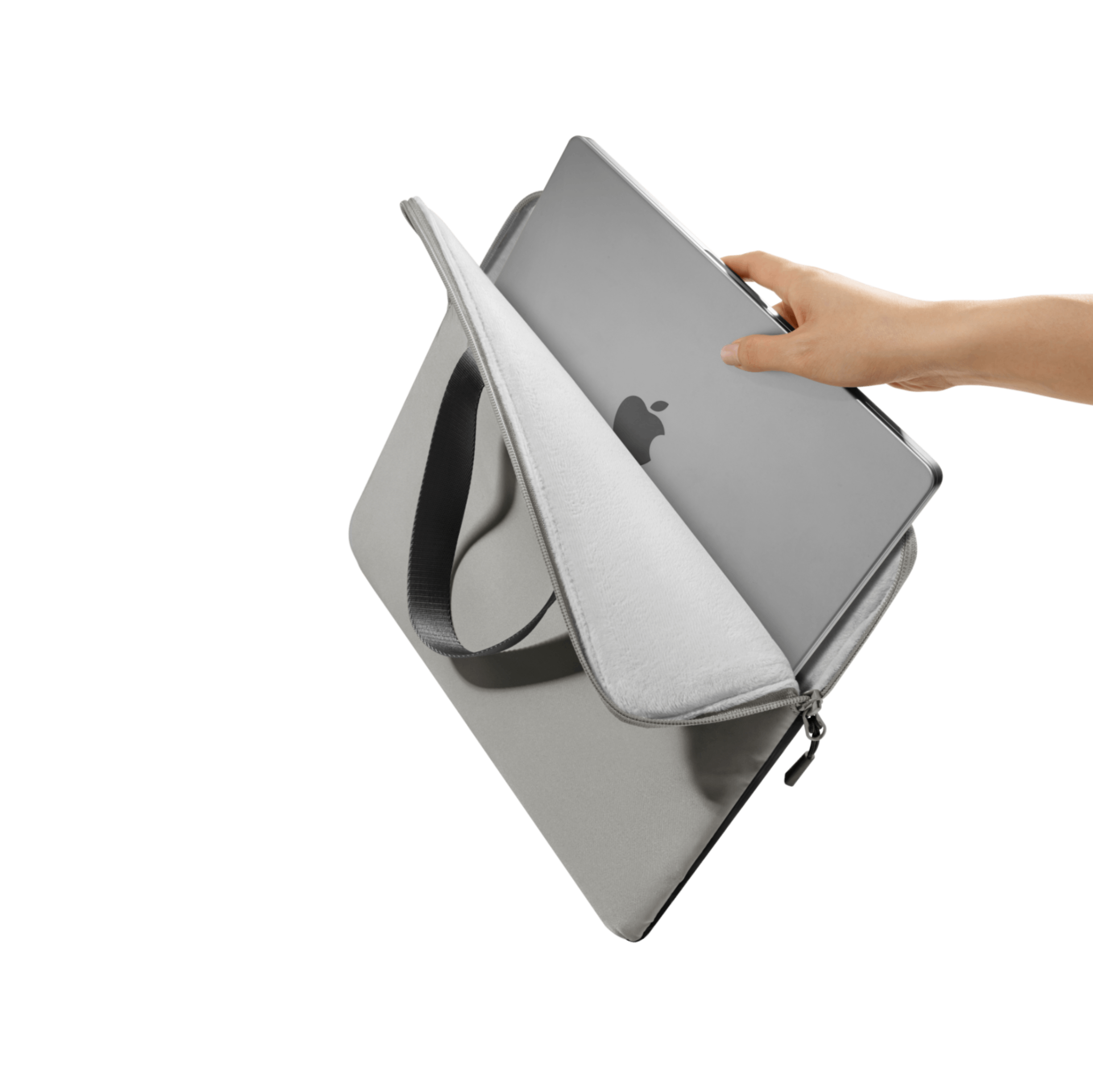 Funda / Bolso de mano bicolor para portátil - TheHer-A21 - solo gírala