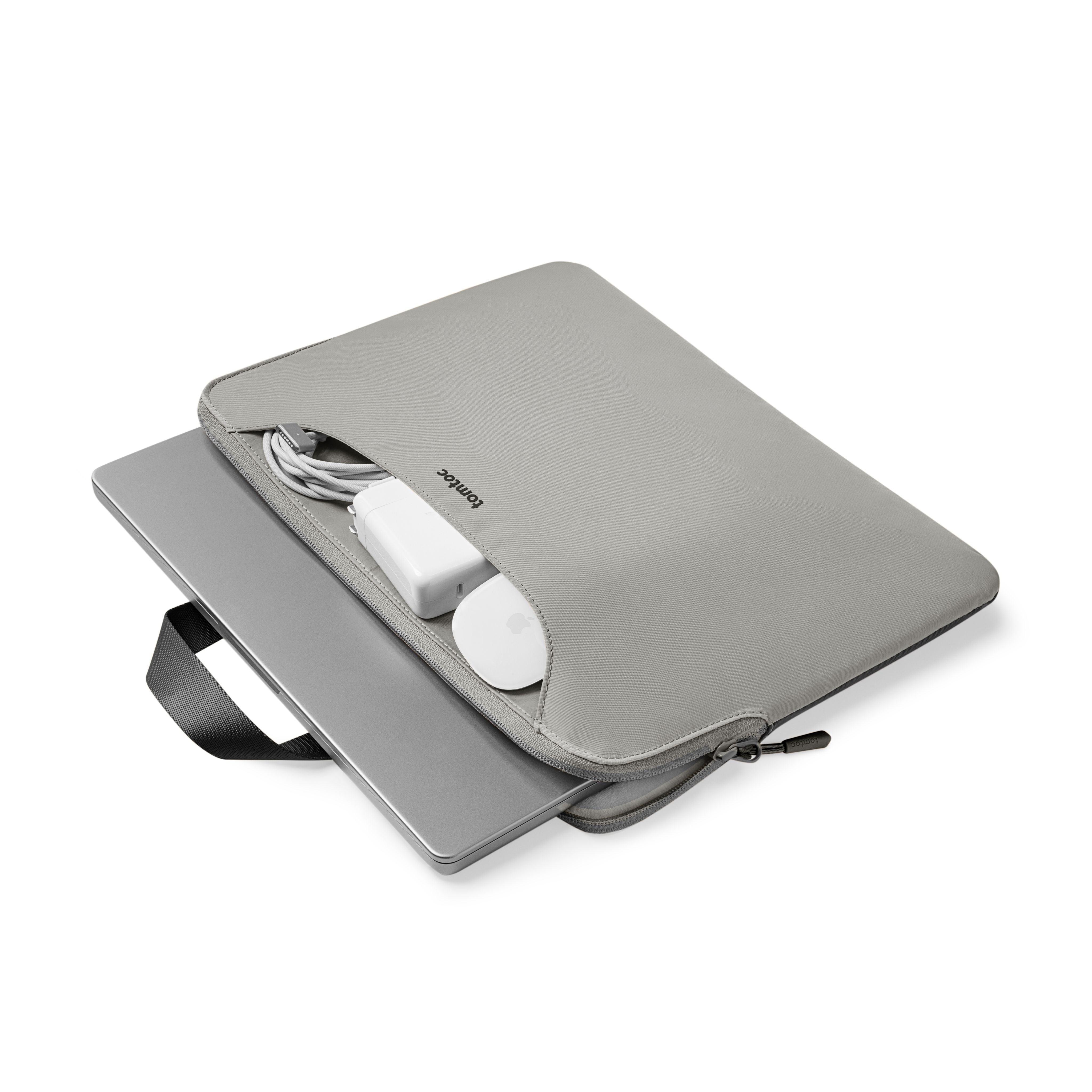 Funda / Bolso de mano bicolor para portátil - TheHer-A21 - solo gírala