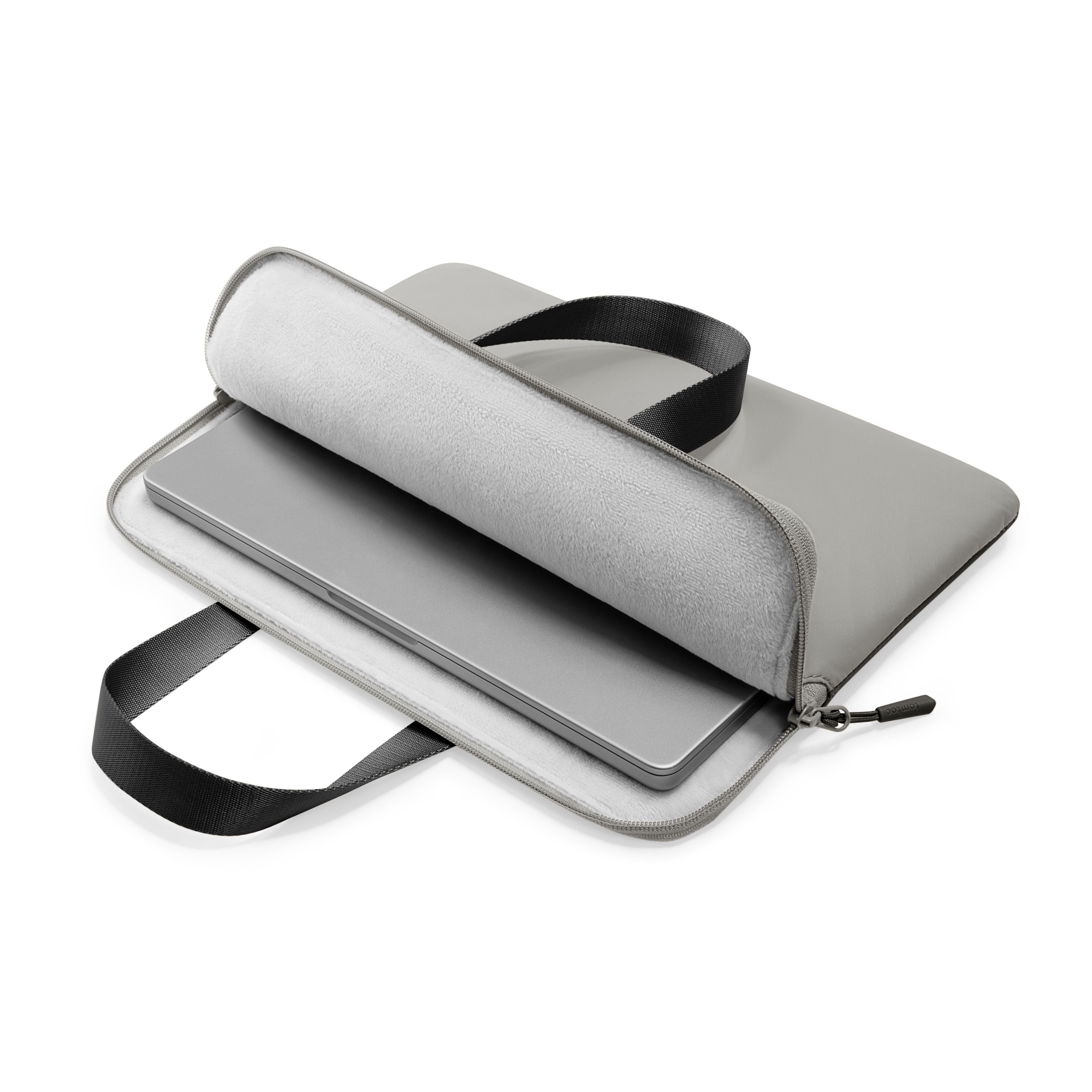 Funda / Bolso de mano bicolor para portátil - TheHer-A21 - solo gírala