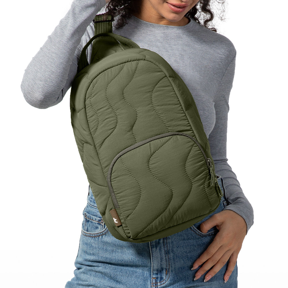 Bandolera / Sling / Mochila Cruzada Puffy - Terra T36