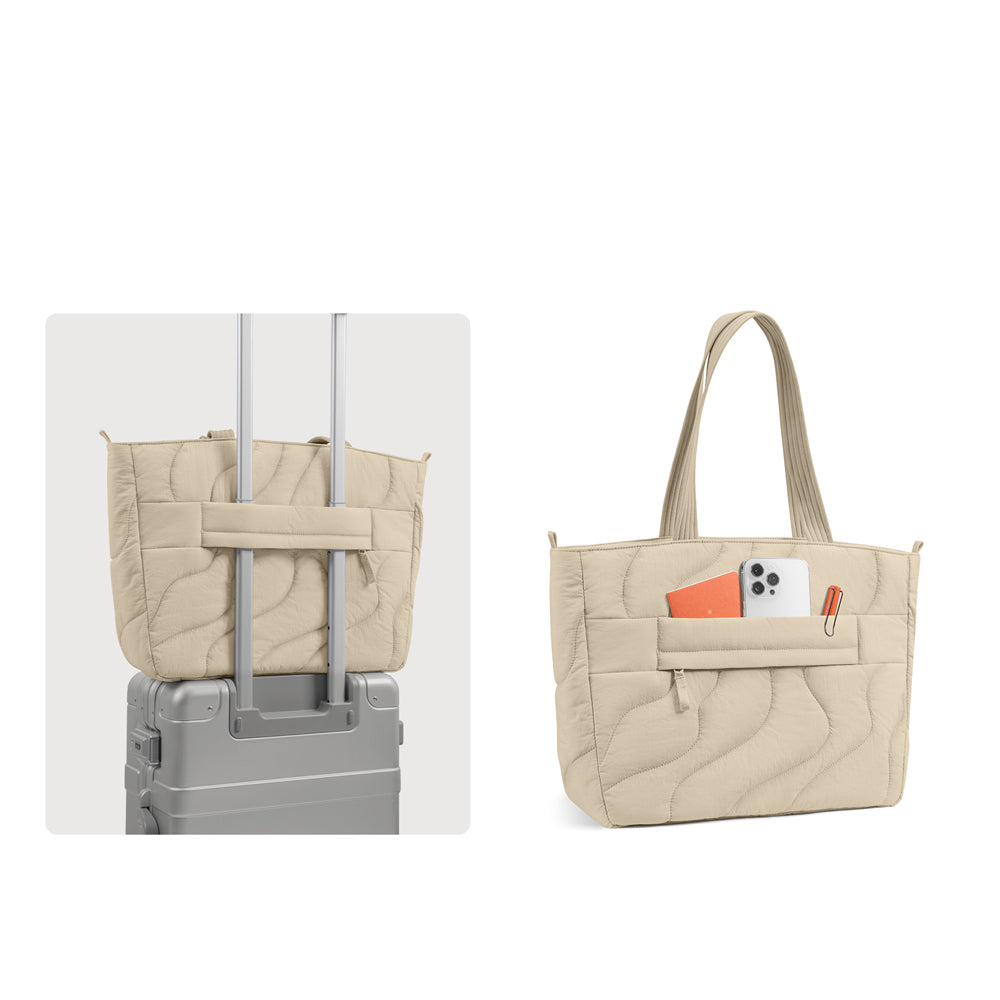 Bolsa Puffy tote para laptop Puffy Terra - T38