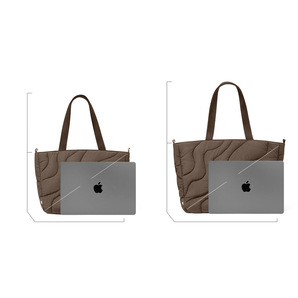 Bolsa Puffy tote para laptop Puffy Terra - T38