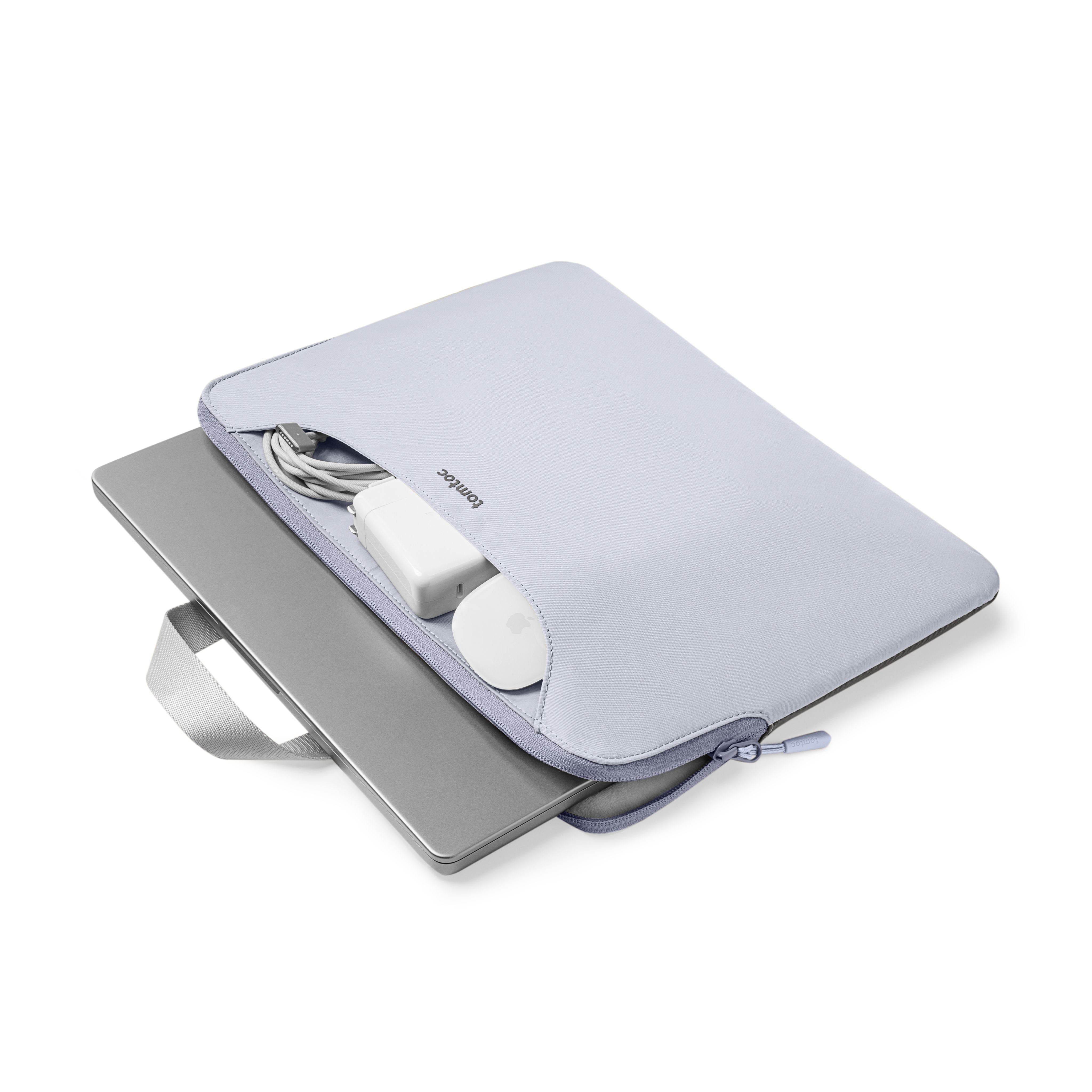 Funda / Bolso de mano bicolor para portátil - TheHer-A21 - solo gírala