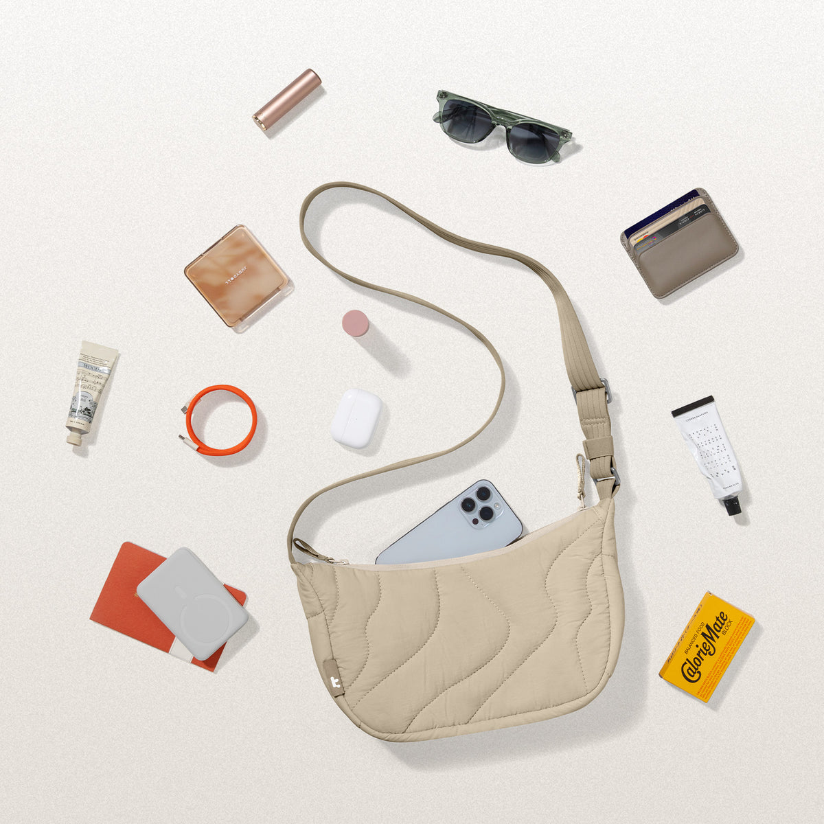 Bolsa Crossbody Puffy Terra - T34