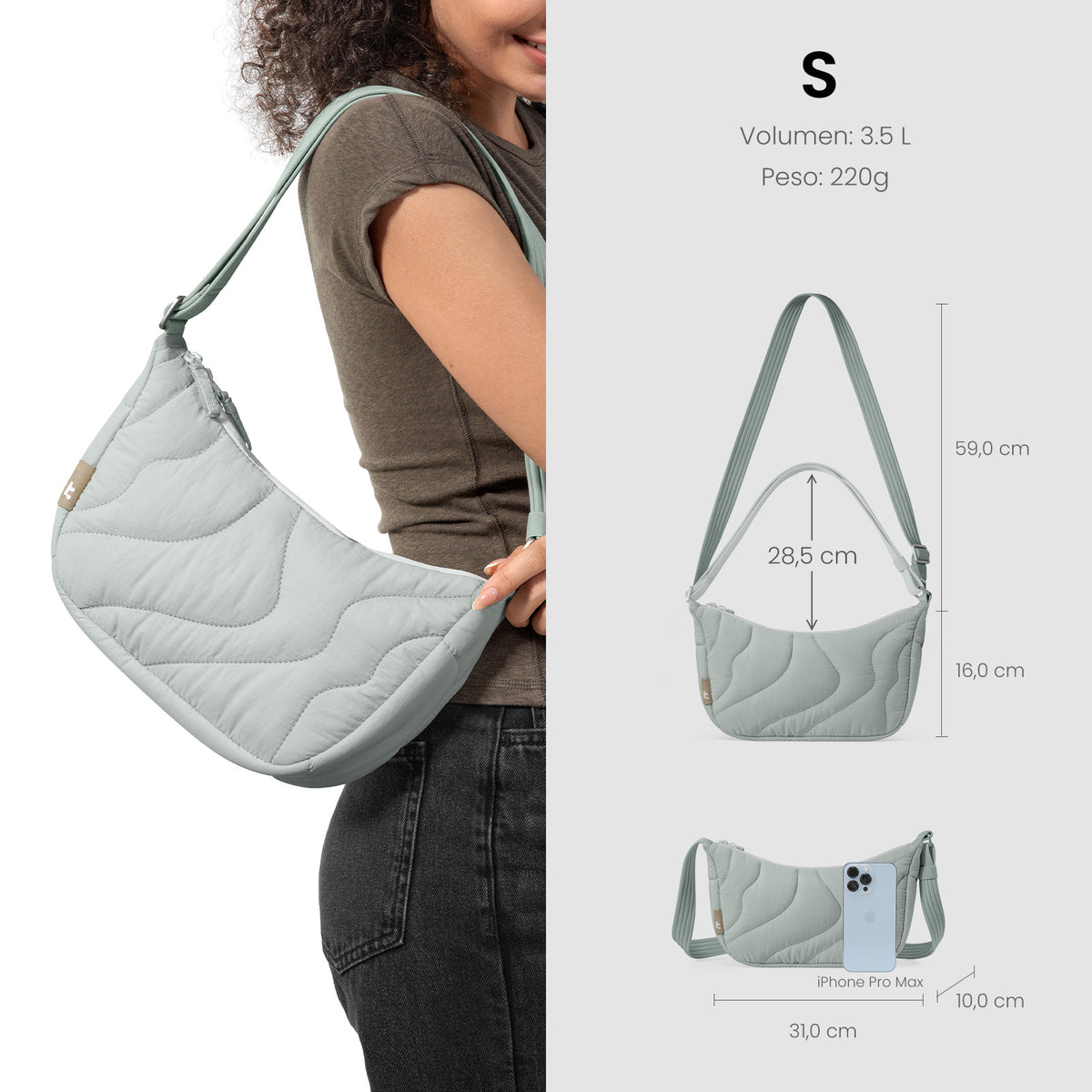 Bolsa Crossbody Puffy Terra - T34