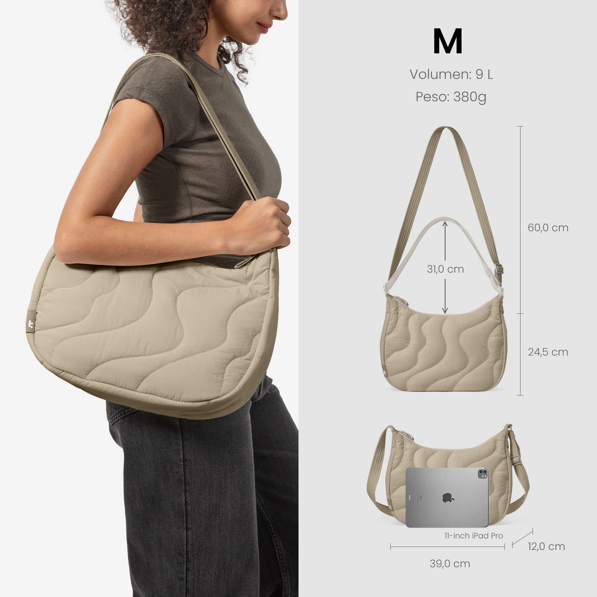 Bolsa Crossbody Puffy Terra - T34